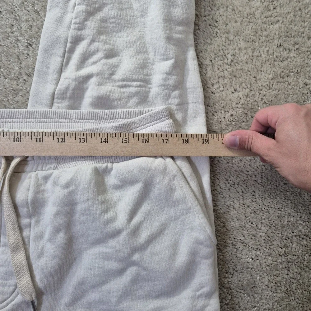 Outerknown Second Spin Sweatpants Mens XL White Heavyweight Athleisure Gym Run